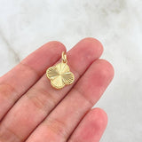Dije Trebol 2.05gr / 2cm / Nac.Esp. Oro 18K ©
