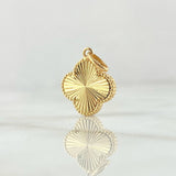 Dije Trebol 2.05gr / 2cm / Nac.Esp. Oro 18K ©