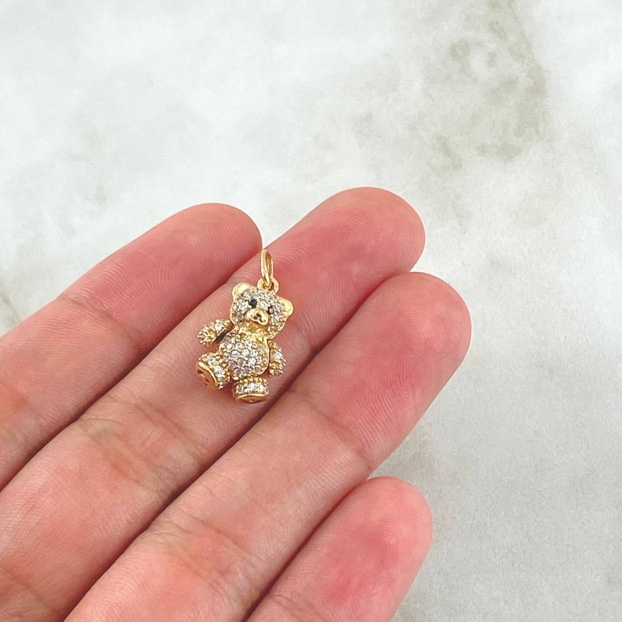 Dije Oso Articulado 2.6gr / 2cm / Oro 18K ©