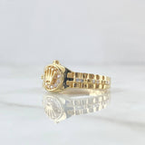 Anillo Correa Corona 3.45gr / T7 1/2 / Oro 18K ©