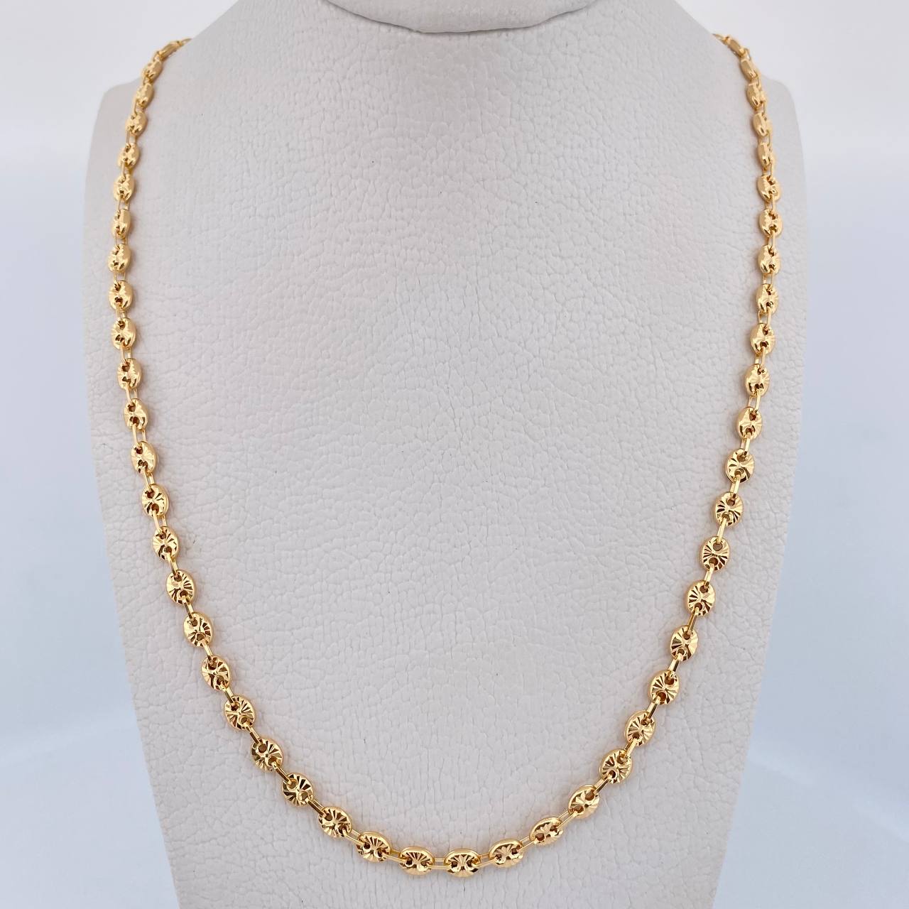 Cadena GC 11.2gr / 51.8cm / 4.9mm Diamantada Oro Amarillo 18K $