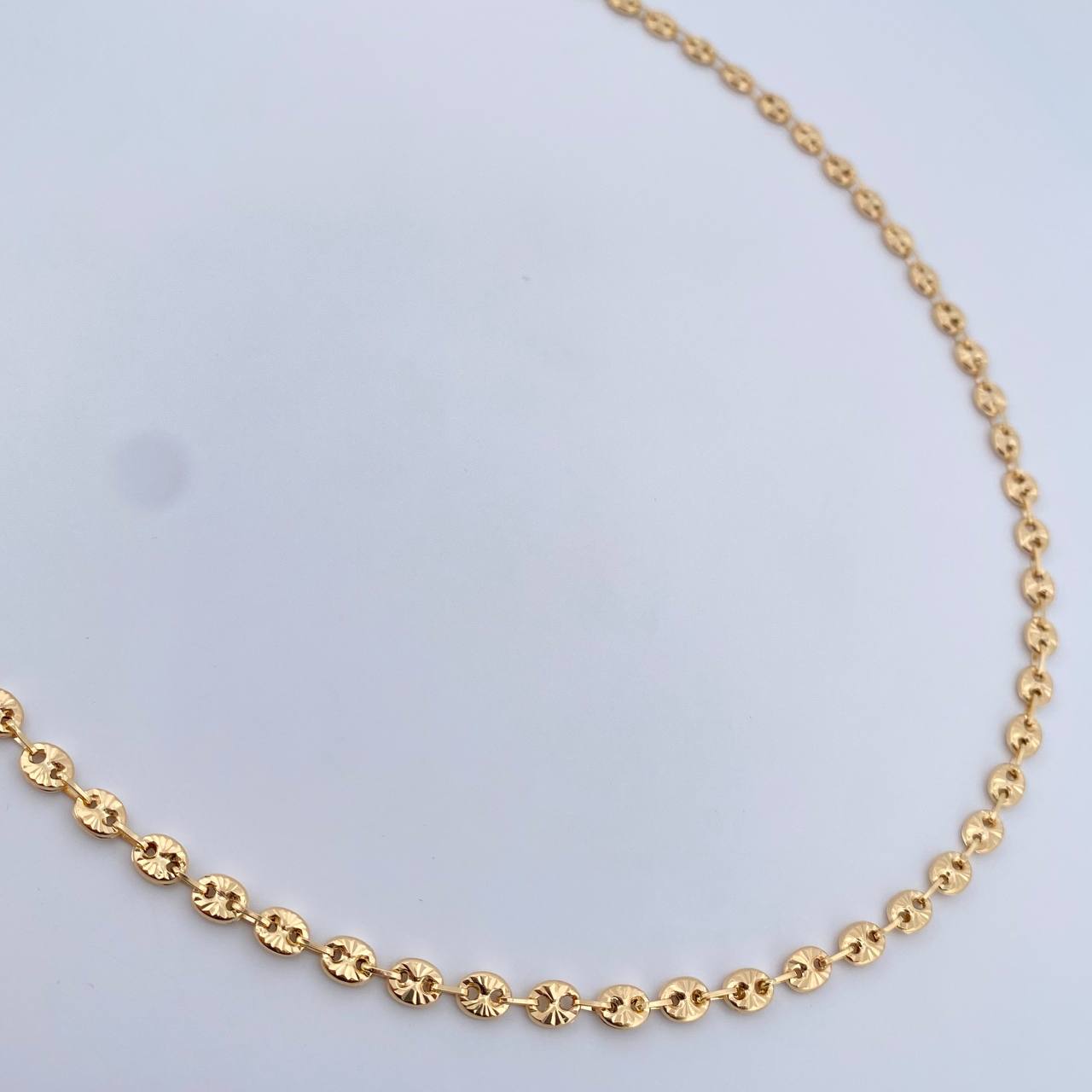 Cadena GC 11.2gr / 51.8cm / 4.9mm Diamantada Oro Amarillo 18K $