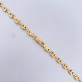 Cadena GC 14.75gr / 62cm / 5mm Diamantada Oro Amarillo 18K $