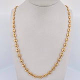 Cadena GC 14.75gr / 62cm / 5mm Diamantada Oro Amarillo 18K $