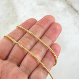 Cadena Militar 8.7gr / 42cm-45cm / +4 Oro 18K ©