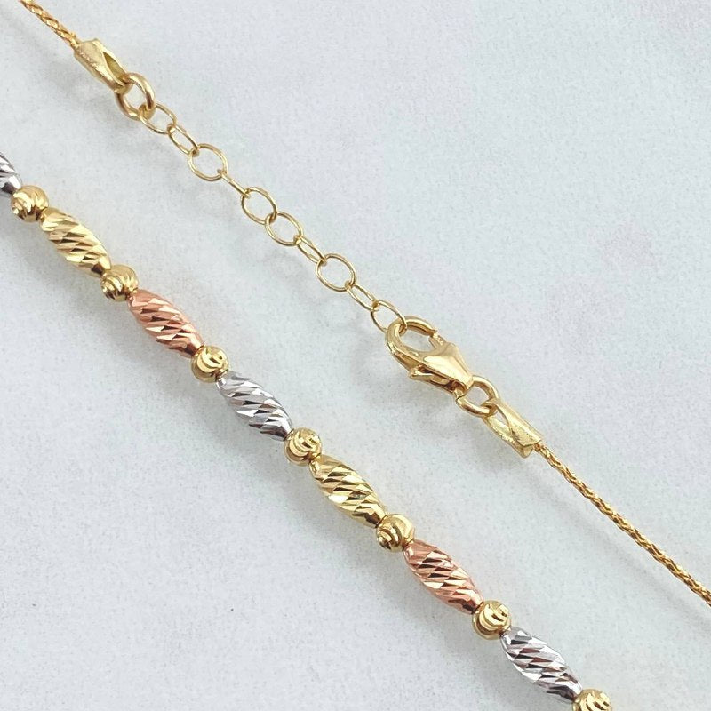 Cadena Guaya Ovalos 4.8gr / 41cm-44cm / +4 Oro 18K ©