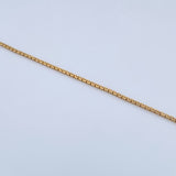 Pulso Veneciano 3.5gr / 20.2cm / 1.3mm Oro Amarillo +3 18K $