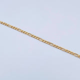 Pulso Figaro 1.7gr / 18.6cm / 2.7mm Oro Amarillo +1 18K $