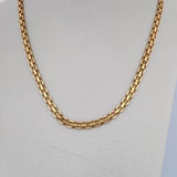 Cadena China 9.35gr / 40.6cm / 3.4mm Oro Amarillo +0 18K $