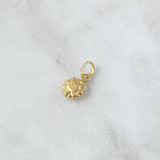 Dije Sol 0.25 gr / 1.4cm / Troquelado Oro Amarillo