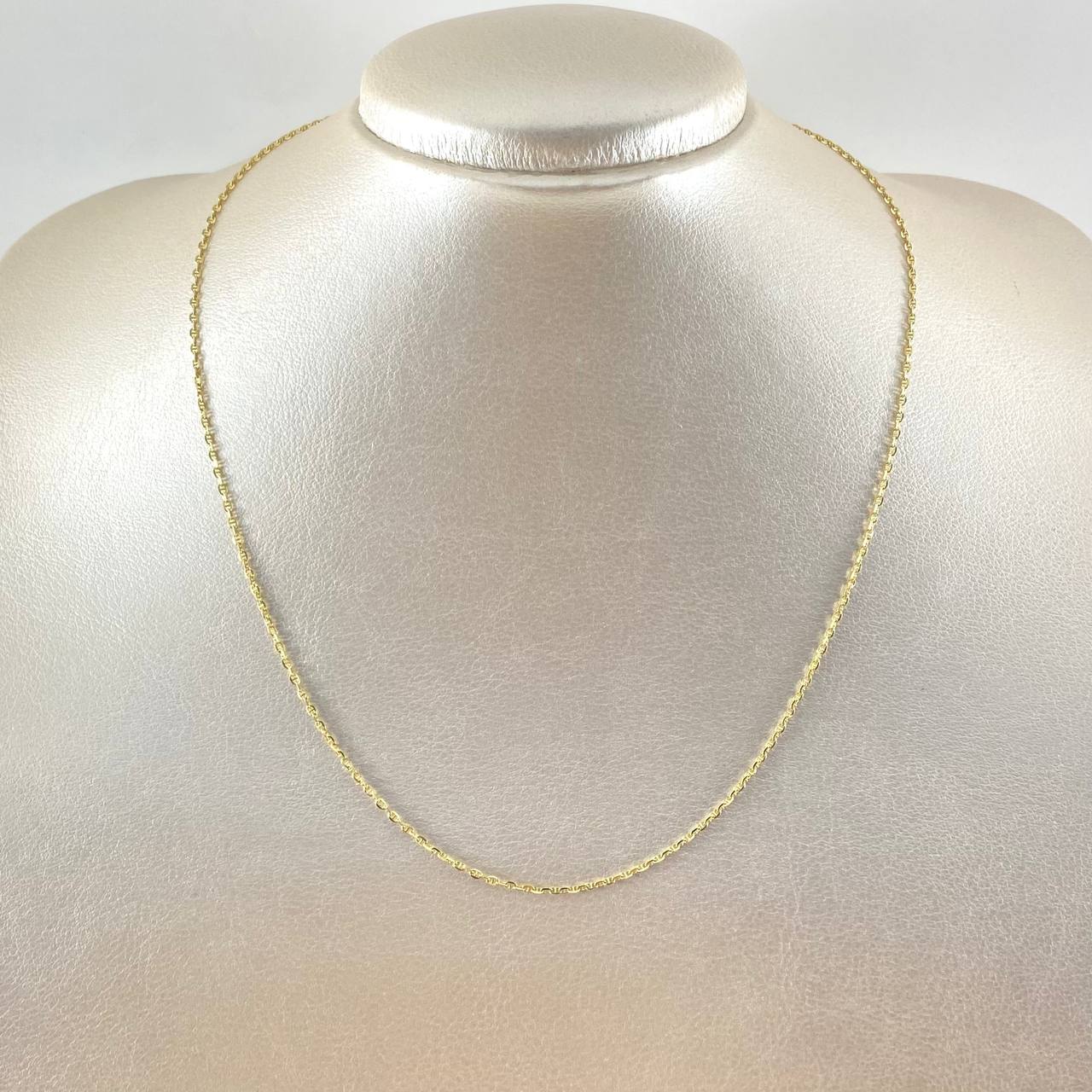Cadena Escalera Volga 2.4gr / 45cm / +3 Oro 18K -