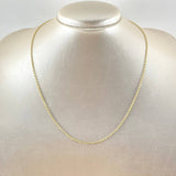 Cadena Escalera Volga 2.4gr / 45cm / +3 Oro 18K -