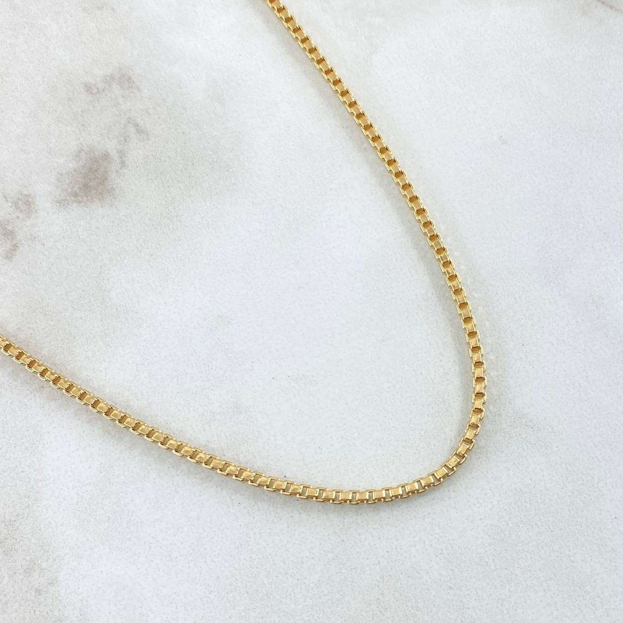 Cadena Veneciana 4.9gr / 45cm / +3 Oro 18K -