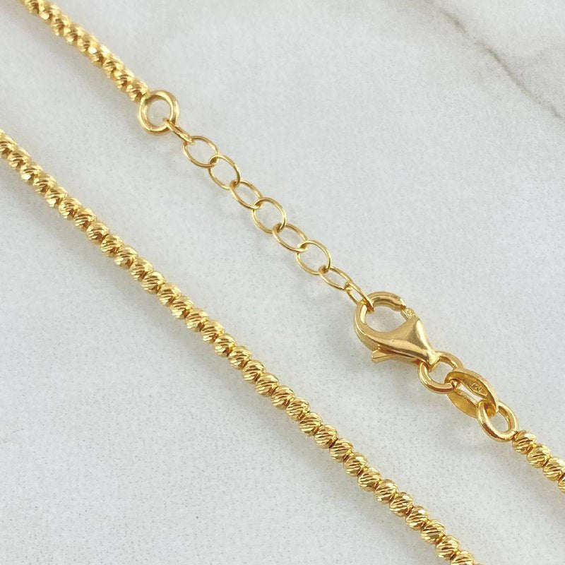Cadena Militar 8.7gr / 42cm-45cm / +4 Oro 18K ©