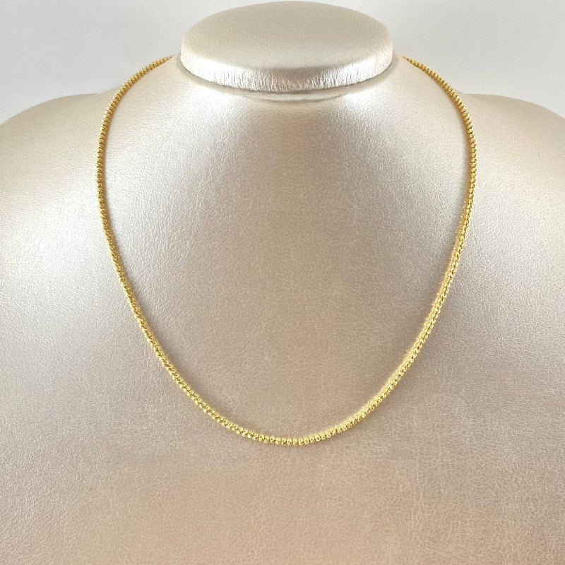 Cadena Militar 8.7gr / 42cm-45cm / +4 Oro 18K ©
