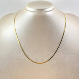 Cadena Espejo 5.9gr / 45cm / +3 Oro 18K ©