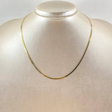 Cadena Espejo 5.05gr / 40cm / +3 Oro 18K