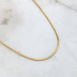 Cadena Espejo 2.45gr / 45cm / +3 Oro 18K