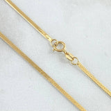 Cadena Espejo 2.35gr / 45cm / +3 Oro 18K ©