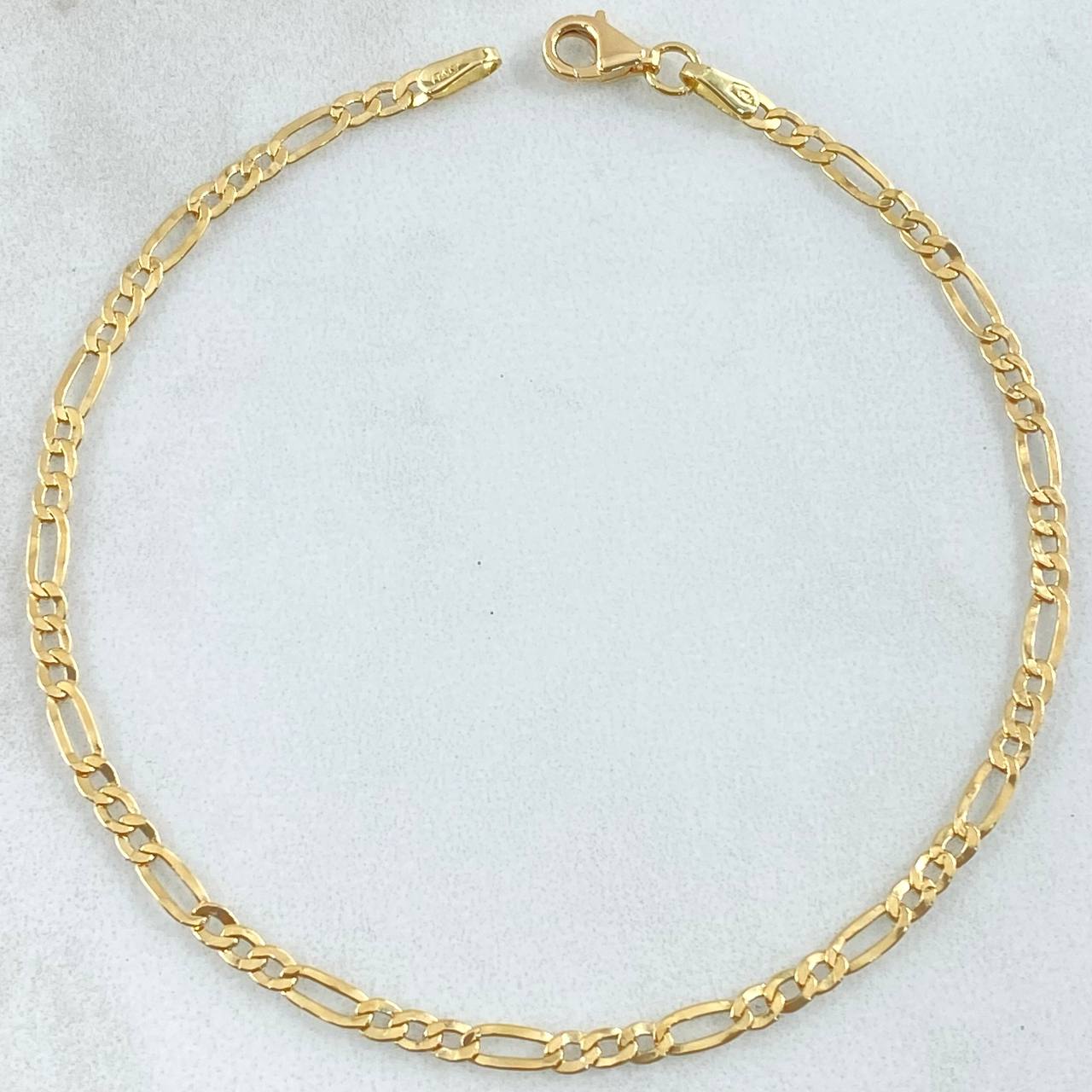 Pulso Figaro 1.4gr / 19cm / +1 Oro 18K