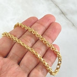 Cadena Franco 18.1gr / 60cm / +3 Oro 18K