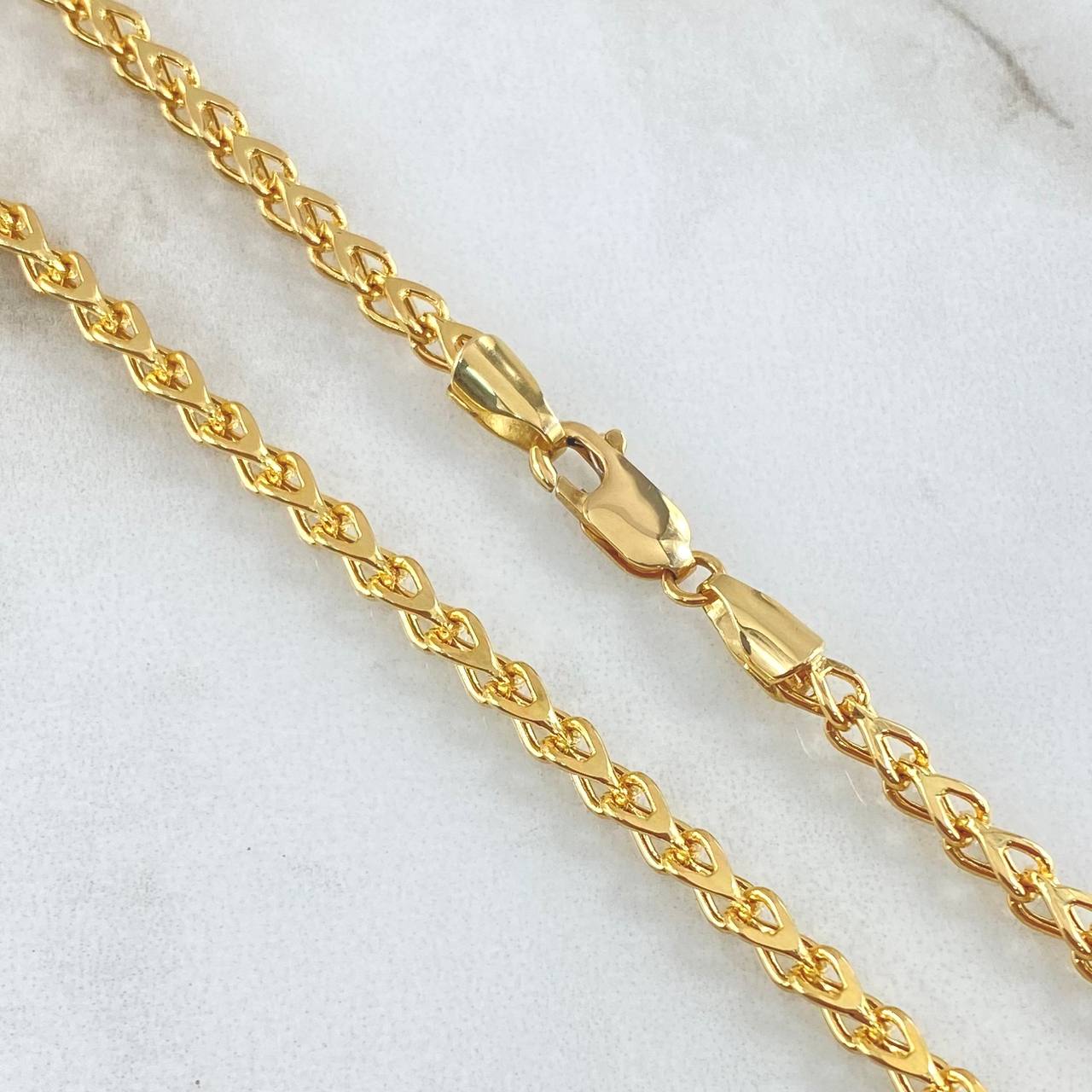 Cadena Franco 11.3gr / 60cm / +3 Oro 18K