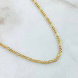Cadena Figaro 3.7gr / 70cm / +0 Oro 18K