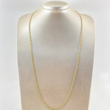 Cadena Figaro 3.7gr / 70cm / +0 Oro 18K