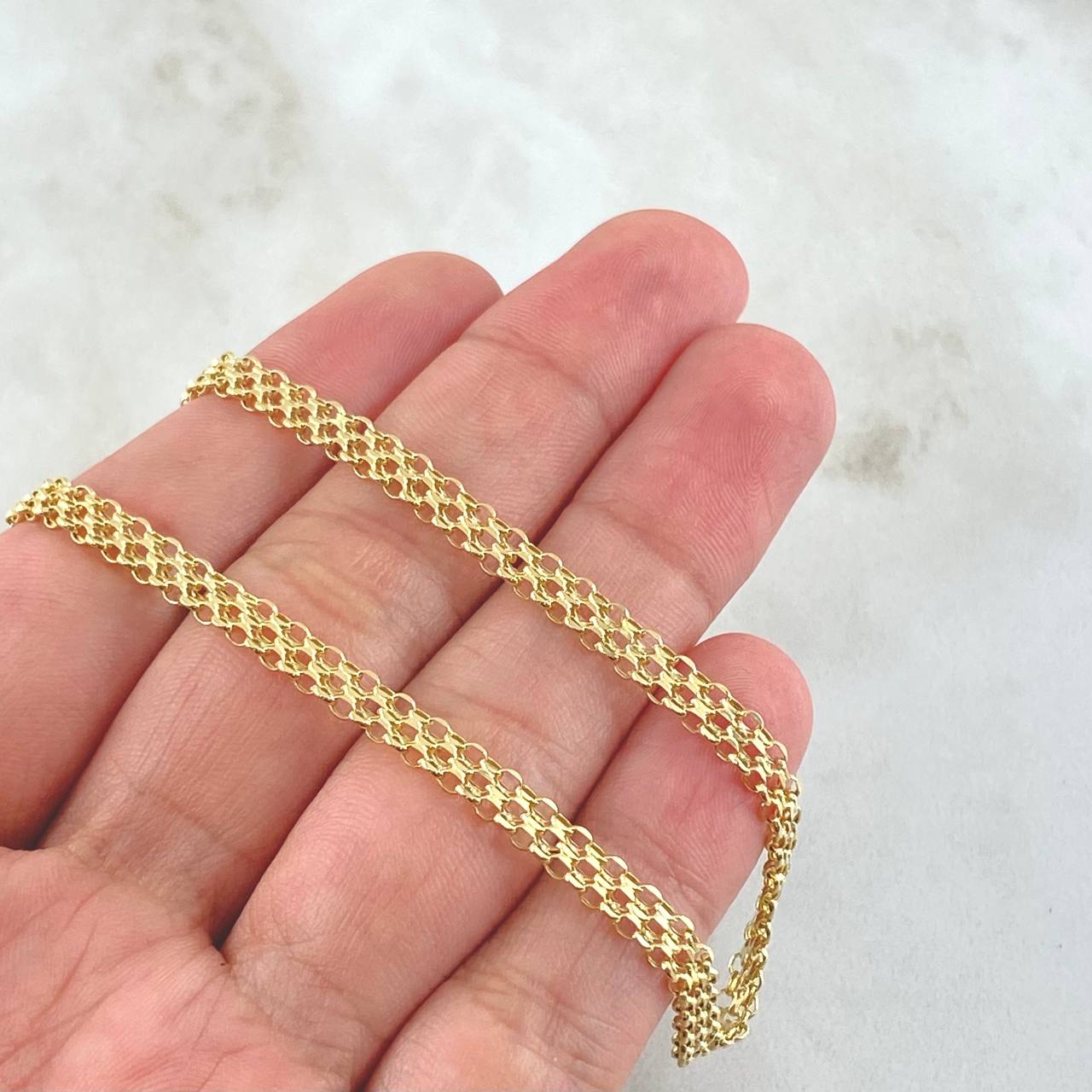 Cadena China 4.85gr / 50cm / +0 Oro 18K ©