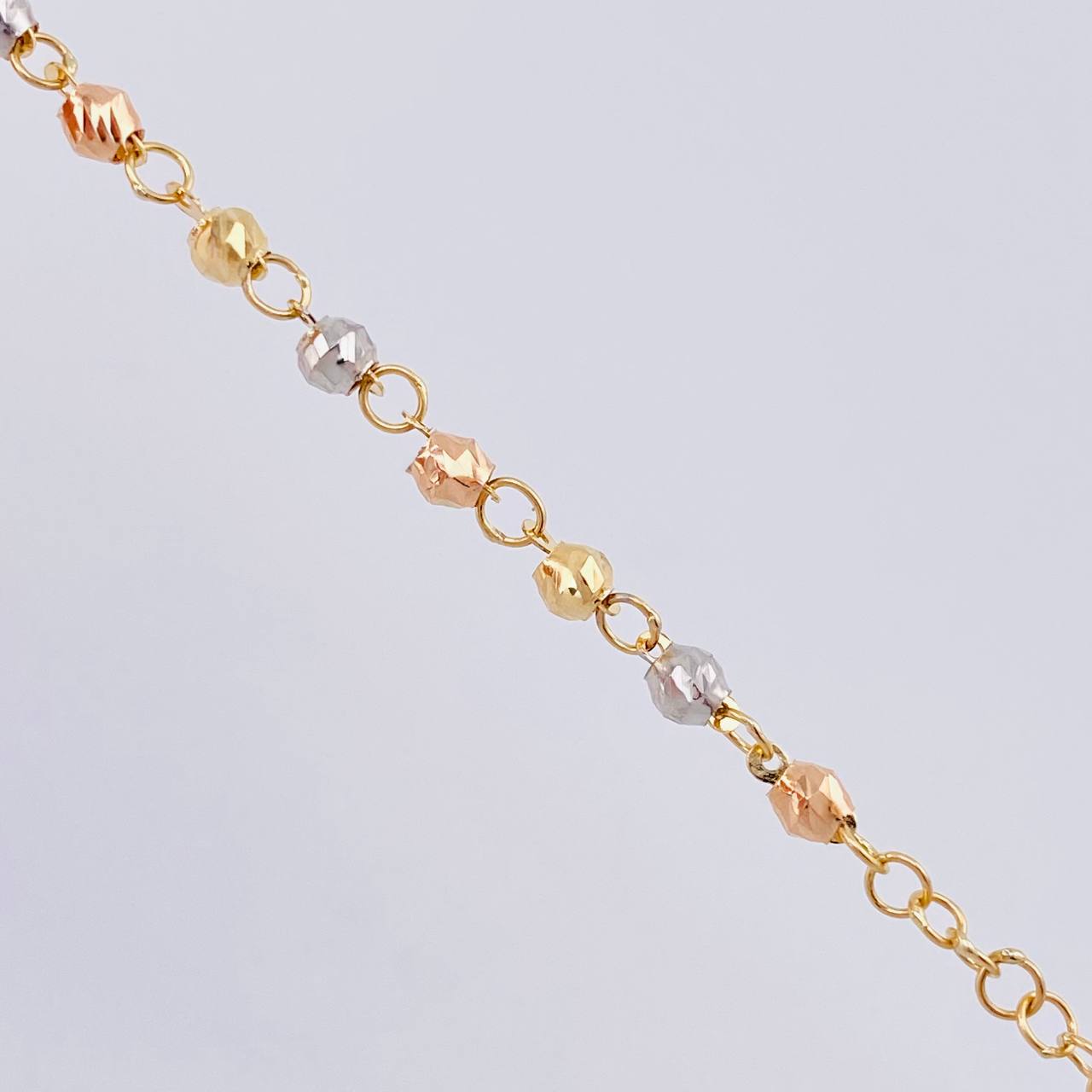 Rosario Virgen Milagrosa 6.75 g / 52.5 cm / 3.4 mm Tres Oros 18K