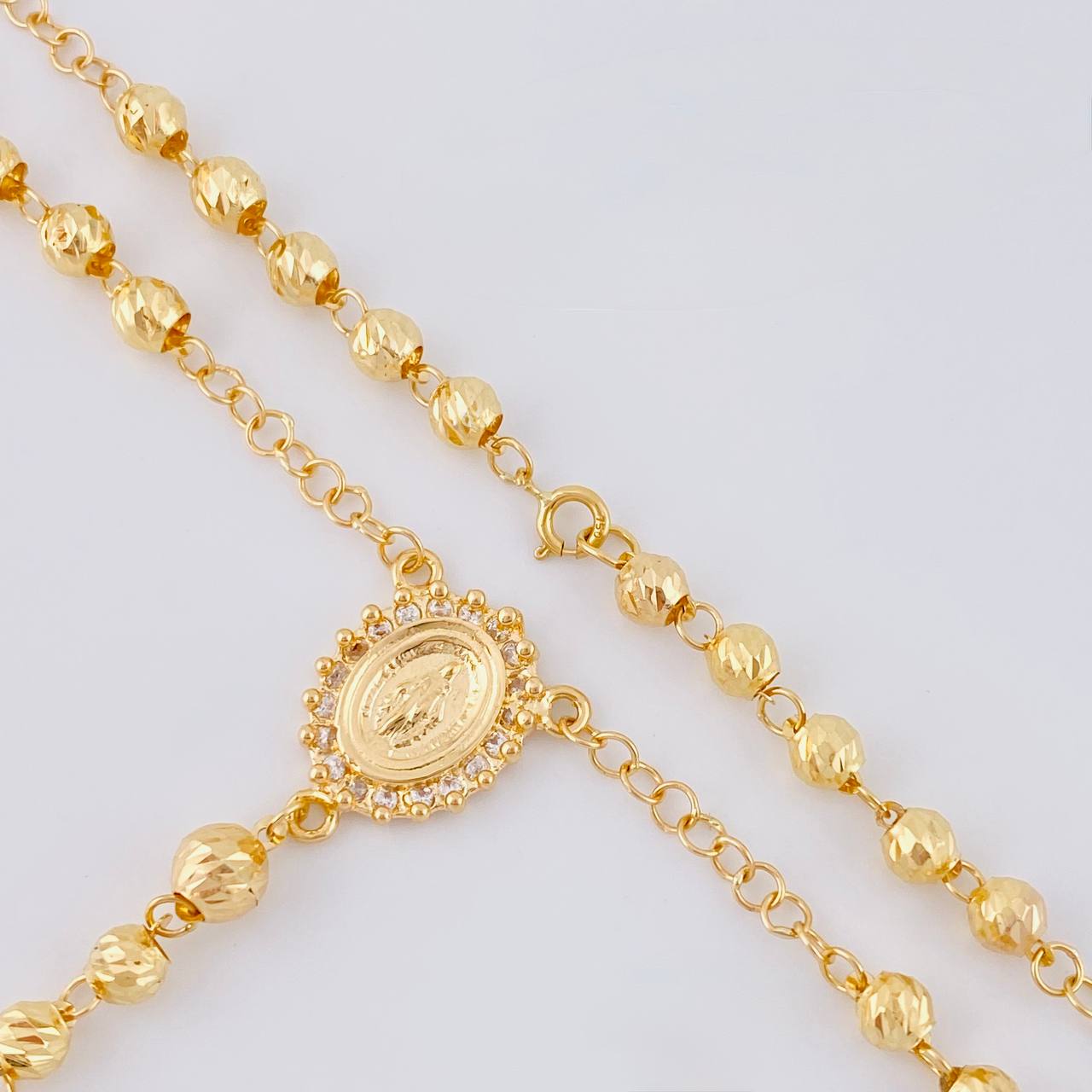 Rosario Virgen Milagrosa 10.9 g / 52.5 cm / 4.5 mm Oro Amarillo 18K