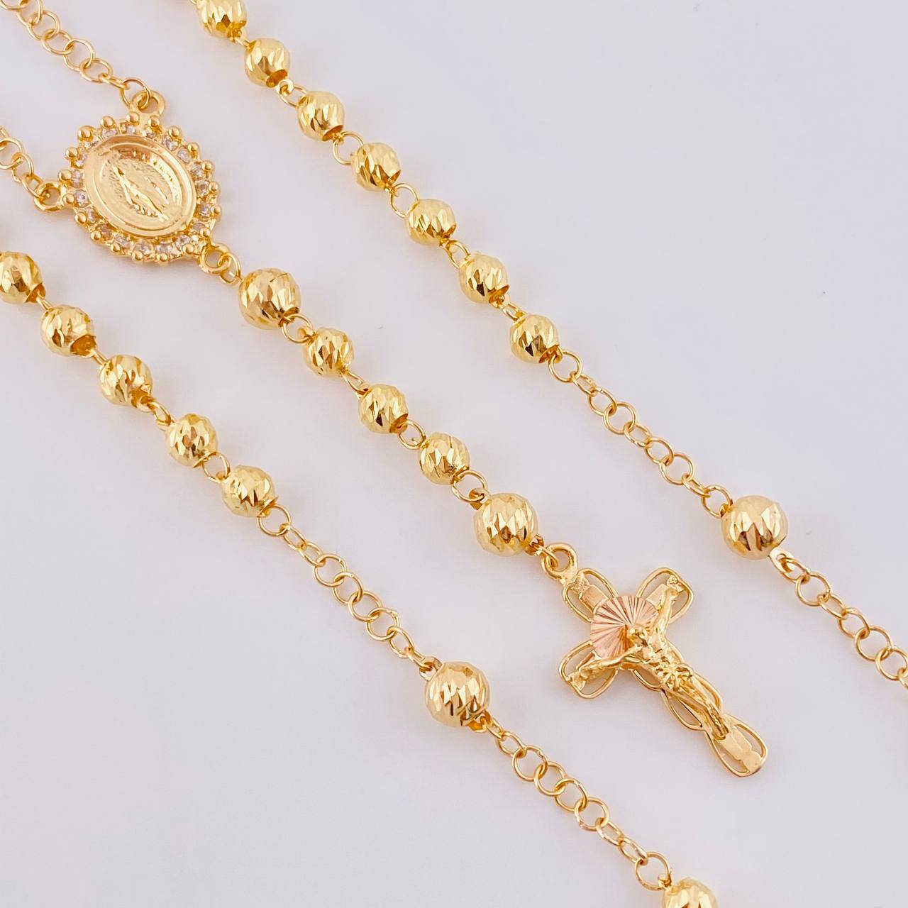 Rosario Virgen Milagrosa 10.9 g / 52.5 cm / 4.5 mm Oro Amarillo 18K