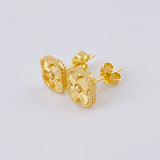 Topos Trebol 2.35 g / 9.8 mm Oro Amarillo 18K