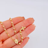 Rosario Virgen Milagrosa 7.2 g / 52.8 cm / 3.4 mm Oro Amarillo 18K