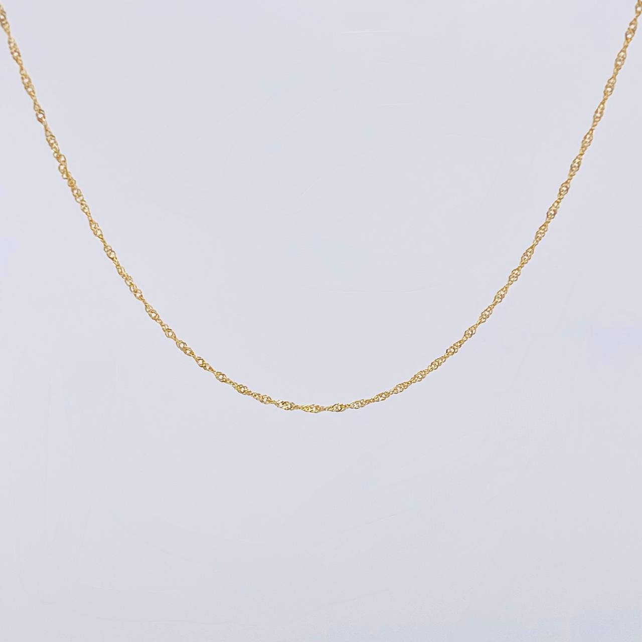 Cadena Singapur 1.45 g / 49.5 cm / 0.6 mm Oro Amarillo 18K