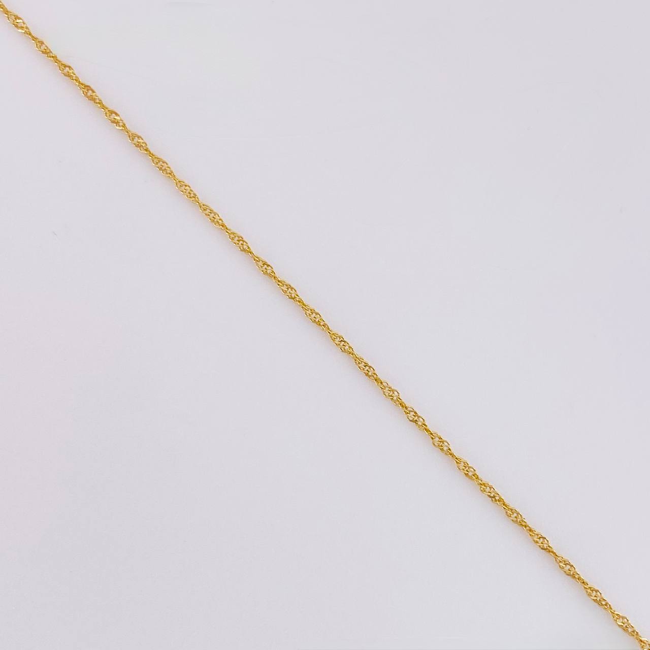 Cadena Singapur 1.05 g / 50 cm / 0.6 mm Oro Amarillo 18K