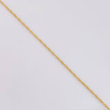 Cadena Singapur 1.45 g / 49.5 cm / 0.6 mm Oro Amarillo 18K