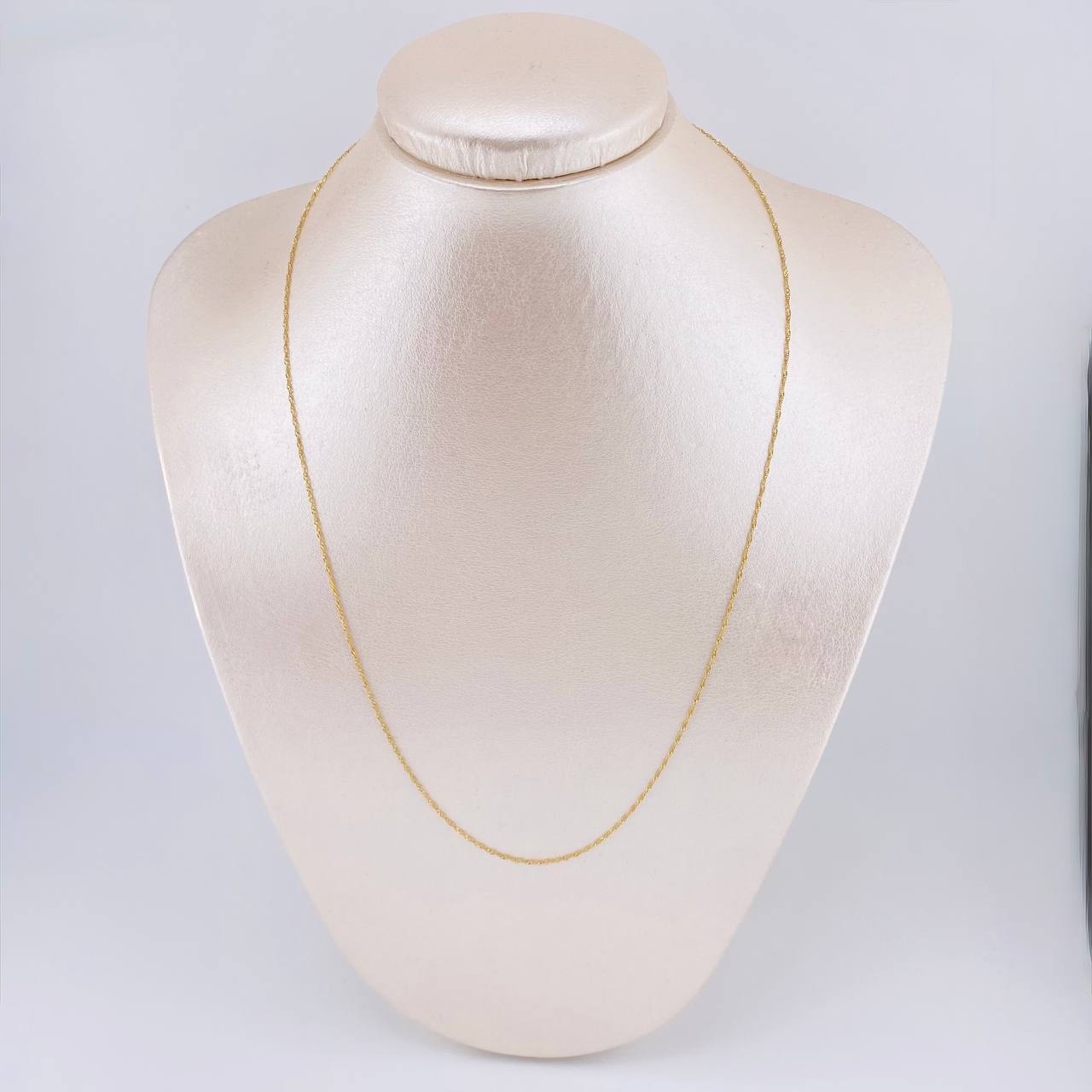 Cadena Singapur 1.05 g / 50 cm / 0.6 mm Oro Amarillo 18K