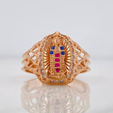 Anillo Virgen Guadalupe 3.35g / T6 1/2 Oro Rosa 18K