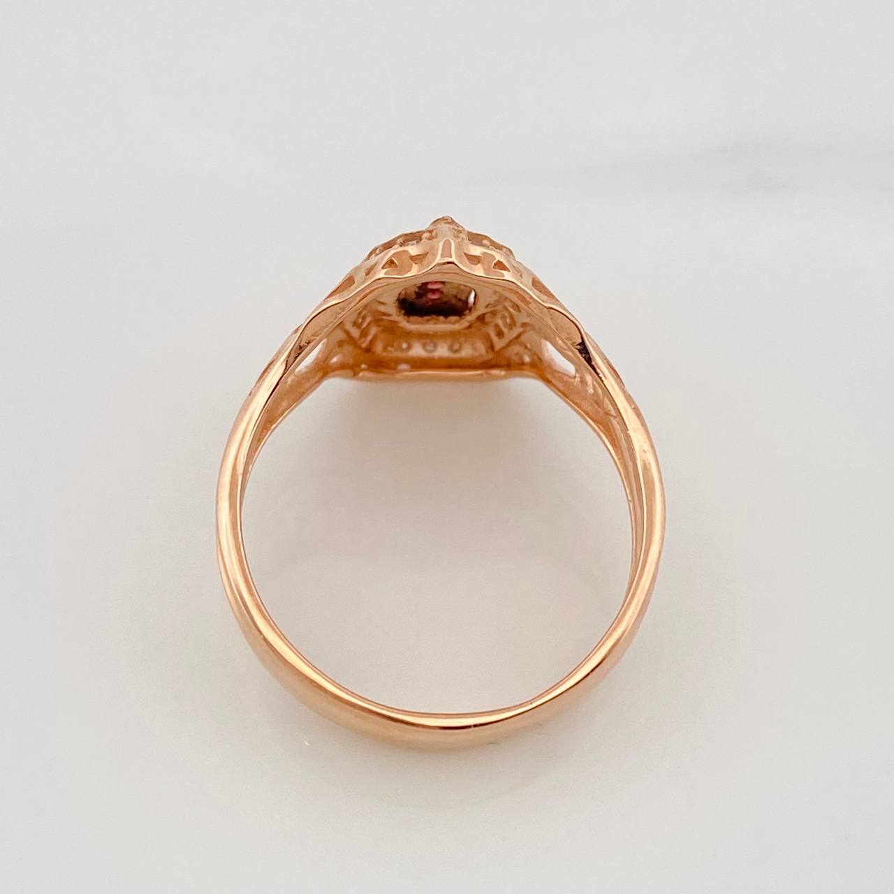 Anillo Virgen Guadalupe 3.35g / T6 1/2 Oro Rosa 18K