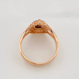 Anillo Virgen Guadalupe 3.35g / T6 1/2 Oro Rosa 18K