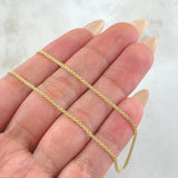 Cadena China 3.1gr / 60cm / Oro Amarillo +1 18K