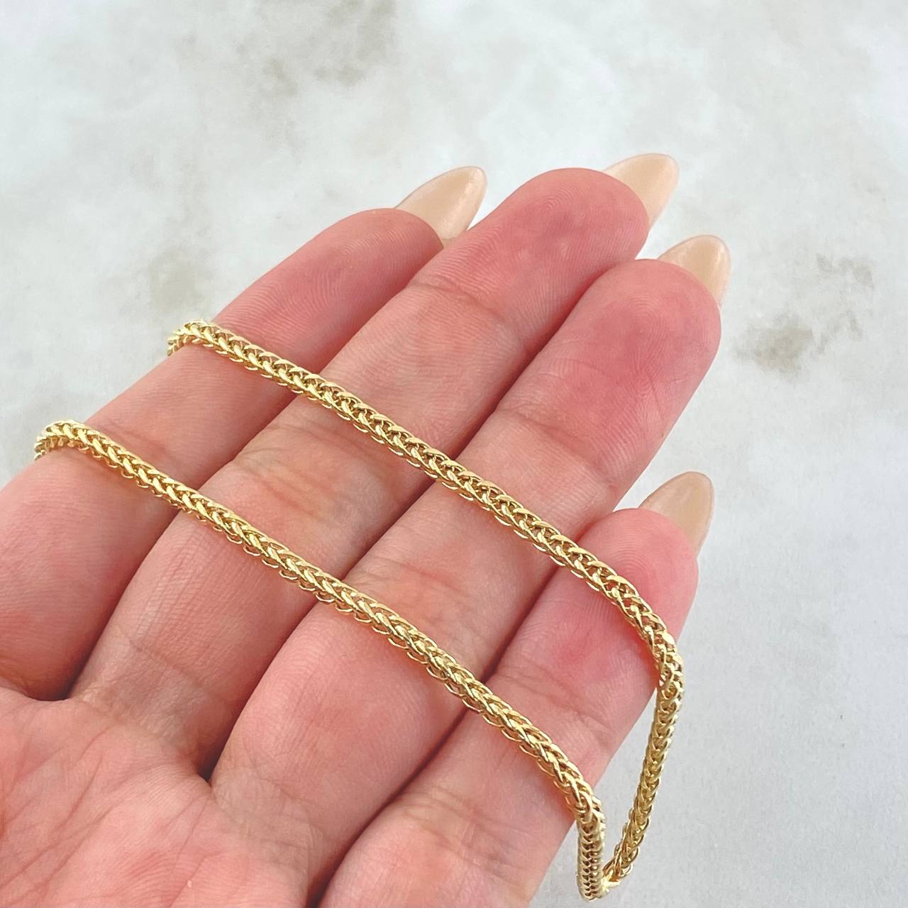 Cadena Franco 4.55gr / 50cm / Oro Amarillo +3 18K *