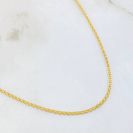 Cadena China 3.4gr / 50cm / Oro Amarillo +1 18K ©