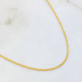 Cadena China 3.8gr / 60cm / Oro Amarillo +1 18K ©