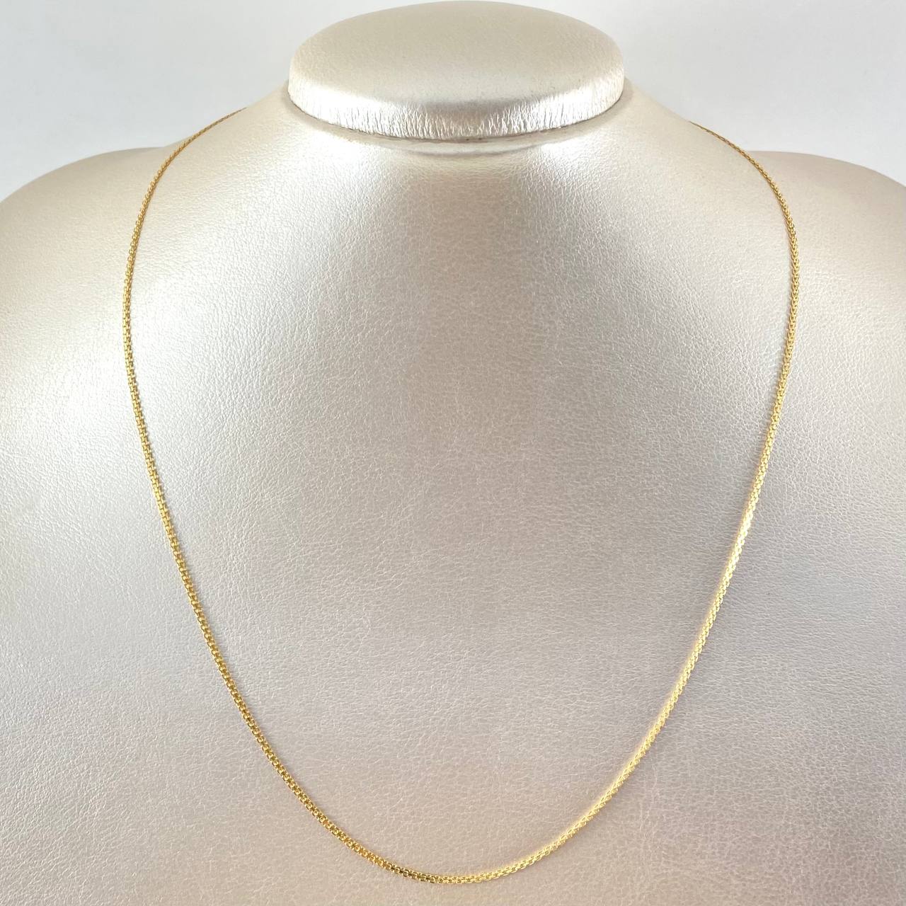 Cadena China 2.6gr / 50cm / Oro Amarillo +1 18K *