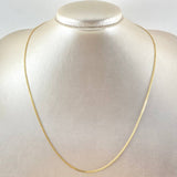 Cadena China 2.6gr / 50cm / Oro Amarillo +1 18K *