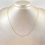 Cadena China 2.5gr / 45cm / 1.5mm Oro Amarillo +1 18K