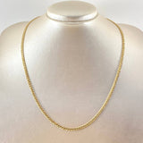 Cadena Cubana 3.9gr / 50cm / Oro Amarillo +1 18K *