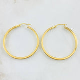 Candongas Andy 2.4gr / 3.8cm / Oro Amarillo 18K